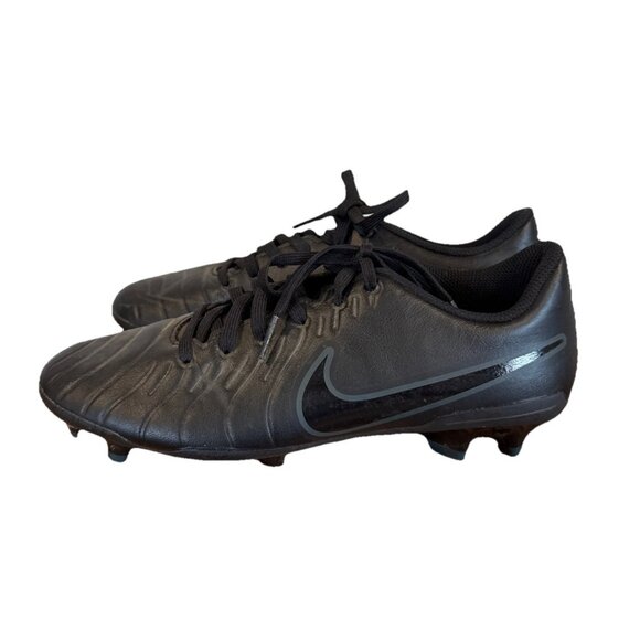 Nike Tiempo Legend 10 Elite FG Black Soccer Cleats, Size 6 DV4328-002 - Picture 1 of 11
